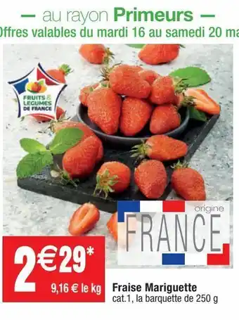 Cora x Carrefour Fraises offre