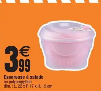 Cora x Carrefour Essoreuse à salade offre