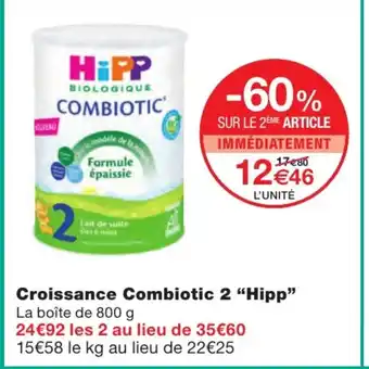Croissance Combiotic 2 Hipp