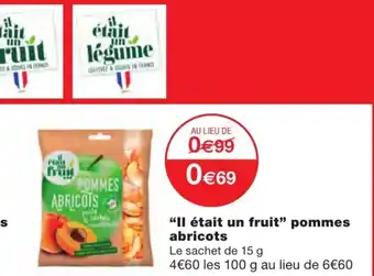 ll était un fruit pommes abricots