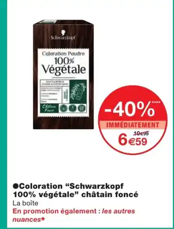 Coloration Schwarzkopf