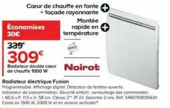 Radiateur électrique Fusion