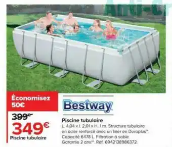 Castorama Piscine tubulaire offre