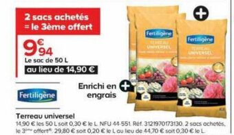 Terreau universel