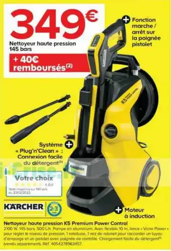 Nettoyeur haute pression K5 Premium Power Control