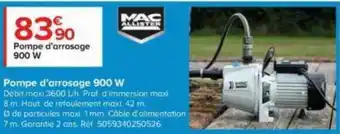 Castorama Pompe d'arrosage 900 W offre