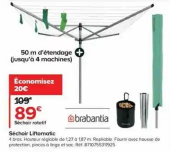 Castorama Séchoir Liftomatic offre