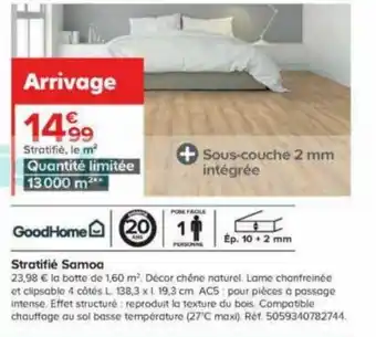 Castorama Stratifié Samoa offre