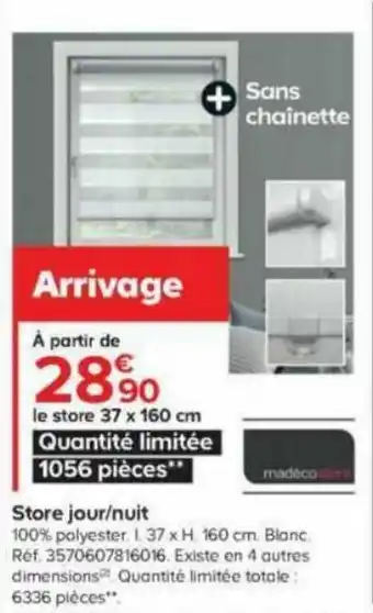 Castorama Store jour/nuit offre
