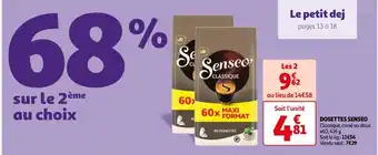 Auchan DOSETTES SENSEO offre