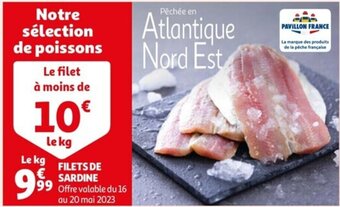 Auchan FILETS DE SARDINE offre