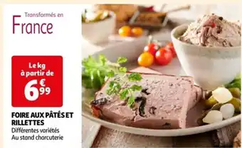 Auchan FOIRE AUX PÂTÉS ET RILLETTES Différentes variétés Au stand charcuterie offre