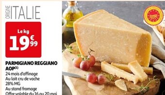 Auchan PARMIGIANO REGGIANO AOP(¹) offre