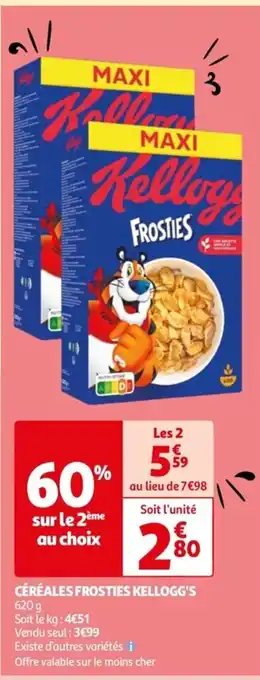 Auchan CÉRÉALES FROSTIES KELLOGG'S offre