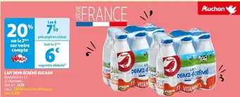 Auchan LAIT DEMI-ÉCRÉMÉ AUCHAN offre