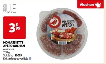 Auchan MON ASSIETTE APÉRO AUCHAN offre
