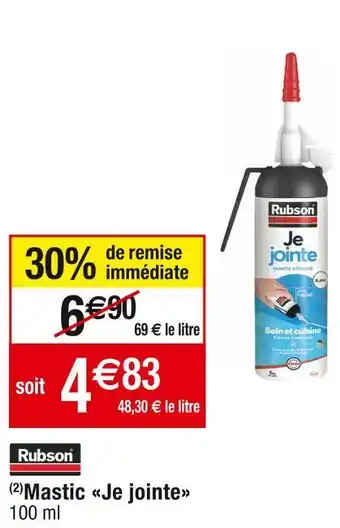 Cora x Carrefour Rubson mastic je jointe offre