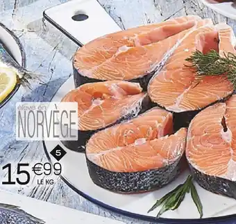 Cora x Carrefour Darne de saumon offre