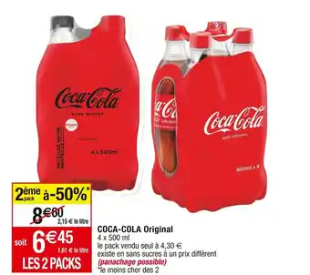 Cora x Carrefour Coca-cola coca-cola original offre