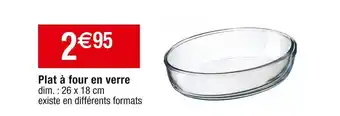 Cora x Carrefour Plat à four en verre offre