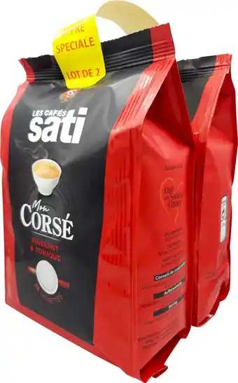 Match Sati dosettes de café offre