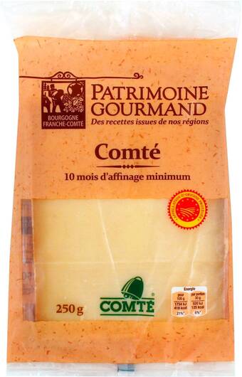 Match Patrimoine gourmand comté fruité aop offre