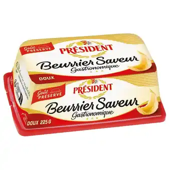 Auchan Beurrier saveur gastronomique doux président offre