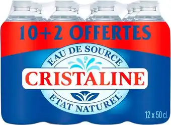 Match Cristaline eau de source offre