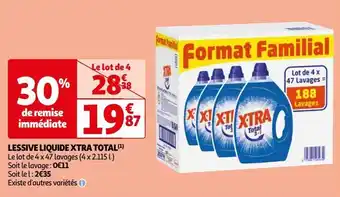 Lessive liquide xtra total