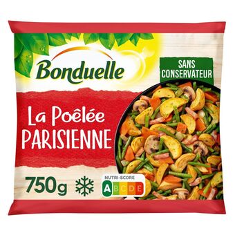 Auchan Poêlée parisienne surgelée bonduelle offre