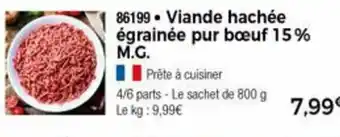 Thiriet Viande hachée égrainée pur bœuf 15% M.G. offre
