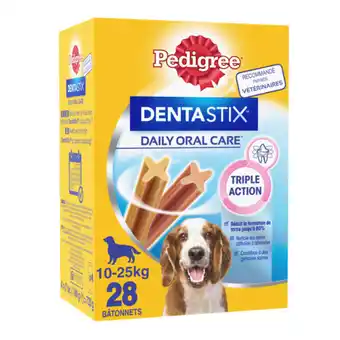 Auchan Supermarché Sticks pour petits chien multivariétés pedigree dentastix offre