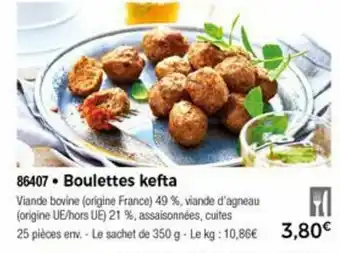 Thiriet Boulettes kefta offre
