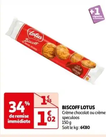 Auchan BISCOFF LOTUS offre