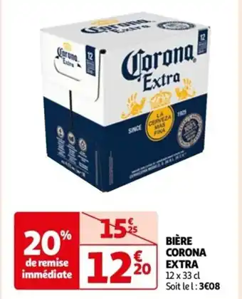 Auchan BIÈRE CORONA EXTRA offre