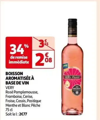 Auchan BOISSON AROMATISÉE À BASE DE VIN VERY offre