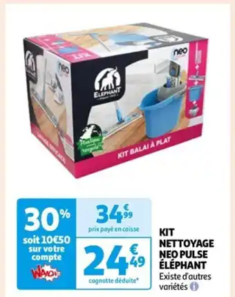 Auchan KIT NETTOYAGE NEO PULSE 49 ÉLÉPHANT offre