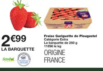 Monoprix Fraise Gariguette de Plougastel offre