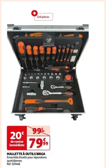 Auchan MALLETTE À OUTILS BRIGA offre