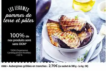 Thiriet Aubergines grillées en tranches offre