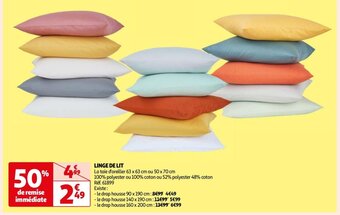 Auchan LINGE DE LIT offre