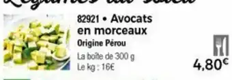 Thiriet Avocats en morceaux offre