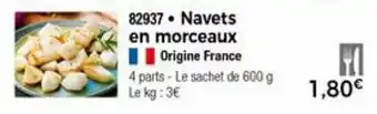 Thiriet Navets en morceaux offre