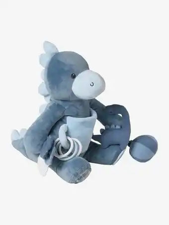 Vertbaudet Peluche d'activites petit dino - multicolore offre