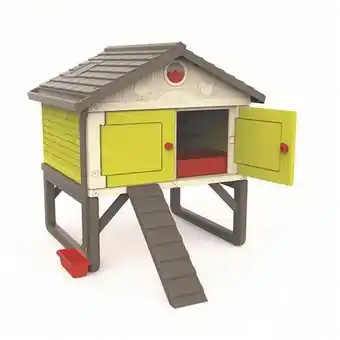Truffaut Smoby - poulailler cot cot cottage pour 5 poules - 159x126x128 cm - entretien facile - anti uv offre