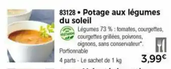 Thiriet Potage aux légumes du soleil offre