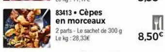 Thiriet Cèpes en morceaux offre