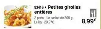 Thiriet Petites girolles entières offre