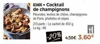 Thiriet Cocktail de champignons offre