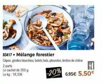 Thiriet Mélange forestier offre
